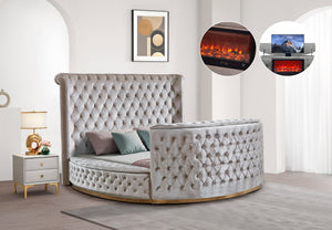 Angel Velvet Bed