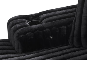 Shaggy Velvet Sectional